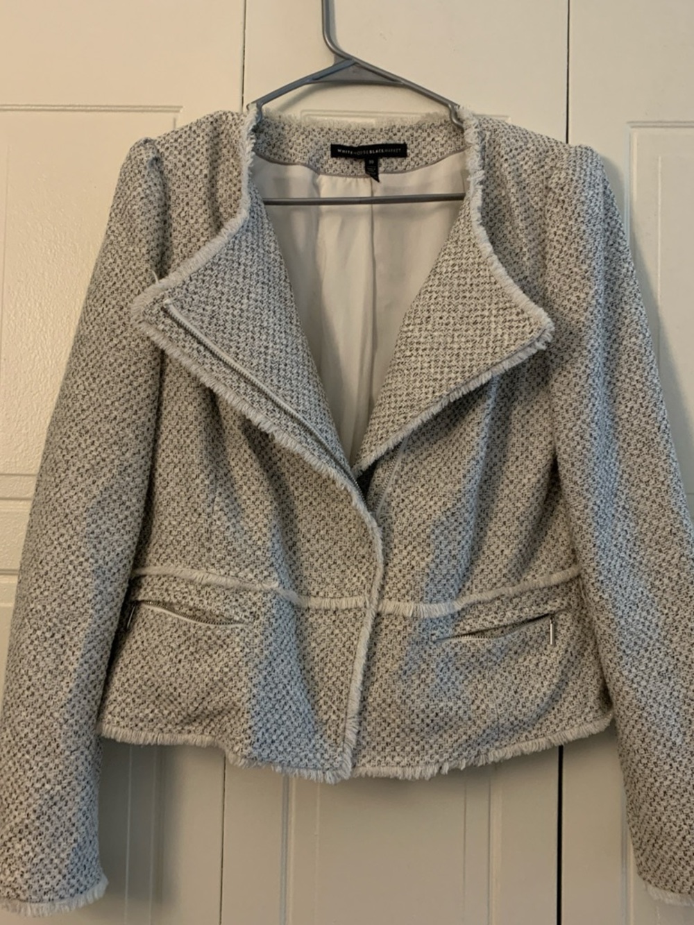 White House Black Market Bouclé Open-Front Jacket – SHIPS TOMORROW